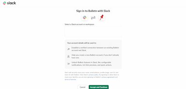 Slack OAuth Screen